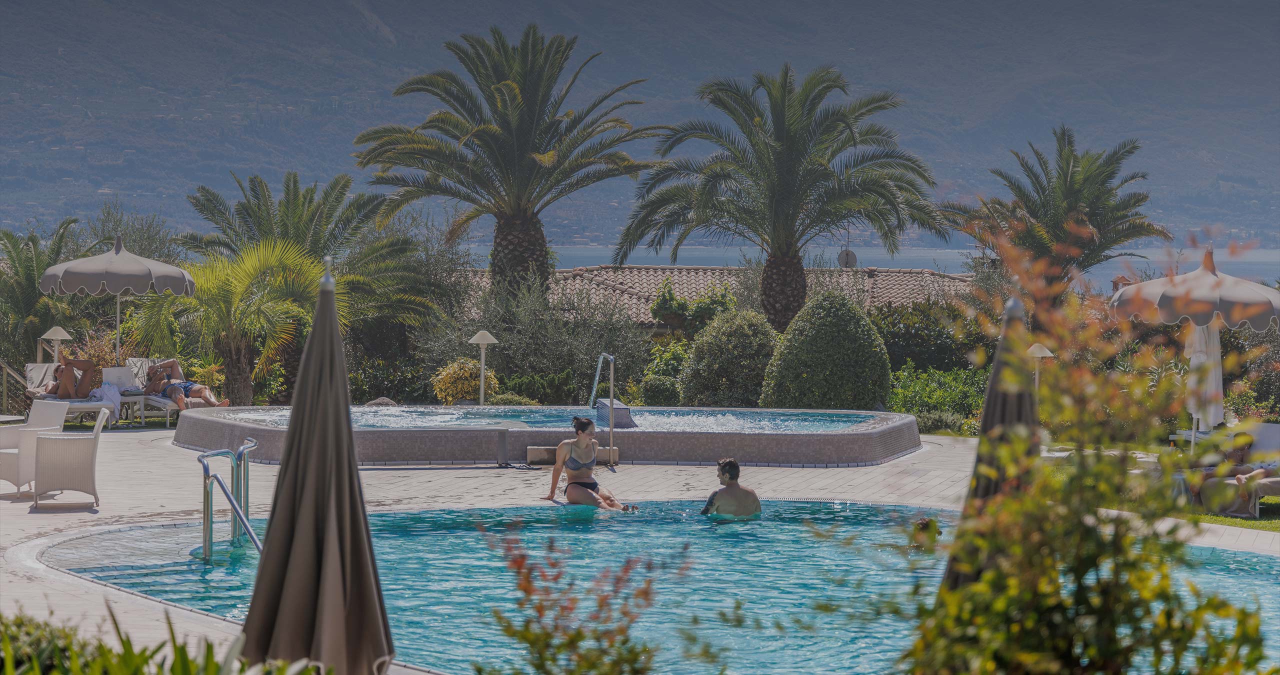 Park Hotel Imperial, the infinity pool, with warm water and lake views