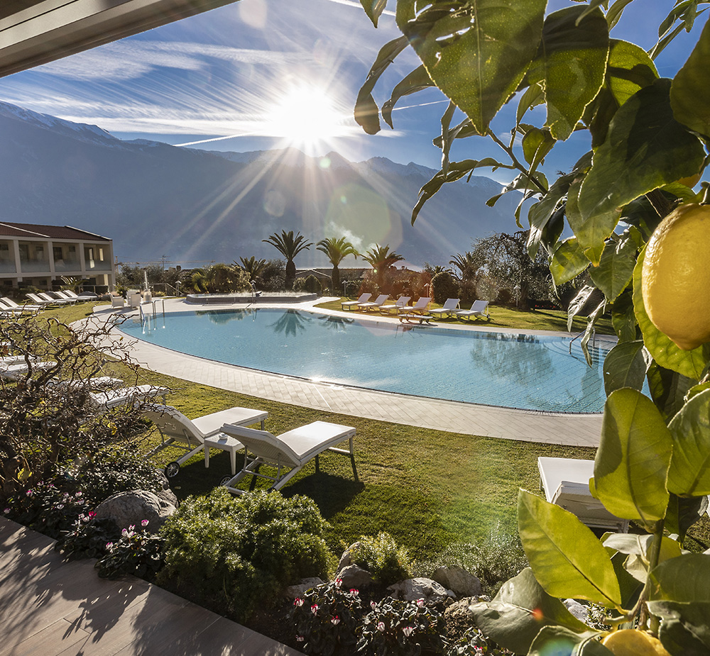 Park Hotel Imperial, ice creams and refined cocktails in Limone on Garda Lake